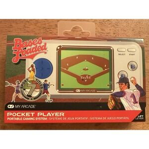 Bases Loaded Pocket Player Portable Gaming‎ System My Arcade 7 Games New Sealed